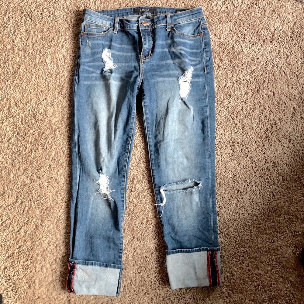 Buffalo cropped jeans